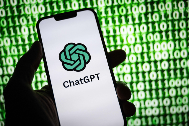 <p>The logo of OpenAI’s ChatGPT app on a smartphone in Mulhouse, eastern France, on 30 October, 2023</p>